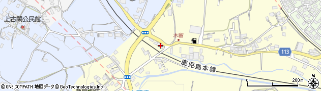 熊本県熊本市北区植木町木留12周辺の地図