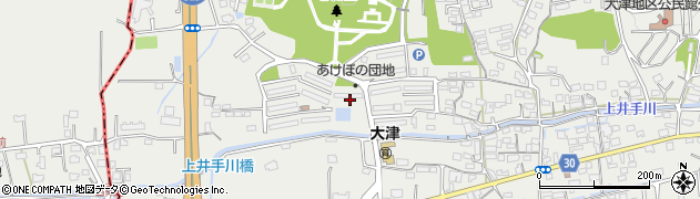 熊本県菊池郡大津町室1163周辺の地図