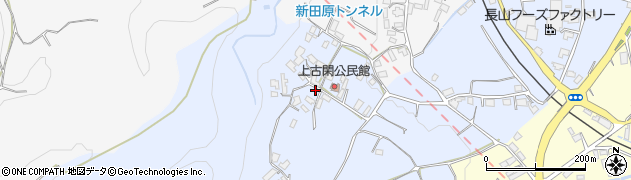 熊本県熊本市北区植木町上古閑周辺の地図