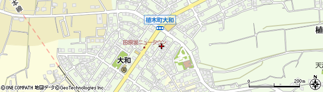熊本県熊本市北区植木町大和周辺の地図