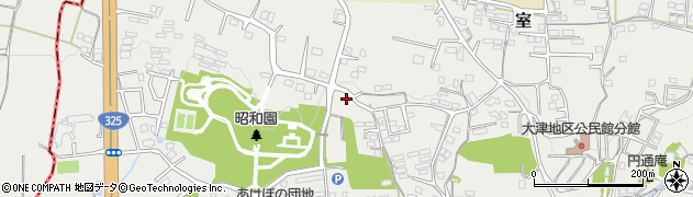熊本県菊池郡大津町室1208周辺の地図