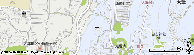熊本県大津町（菊池郡）大津周辺の地図