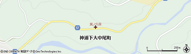 箕ノ久保周辺の地図