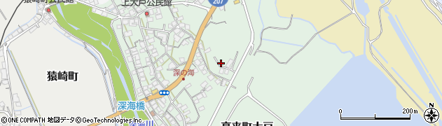 長崎県諫早市高来町大戸209周辺の地図