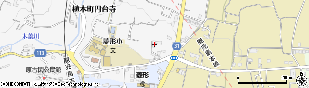 熊本県熊本市北区植木町円台寺113周辺の地図