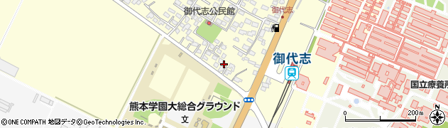 熊本県合志市御代志1752周辺の地図