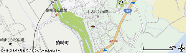 長崎県諫早市高来町大戸115周辺の地図