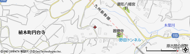 熊本県熊本市北区植木町円台寺周辺の地図