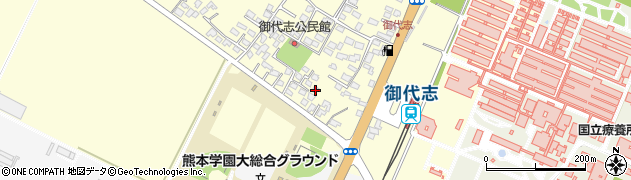 熊本県合志市御代志1750周辺の地図