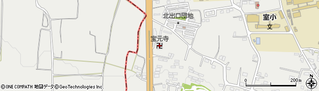 宝元寺周辺の地図