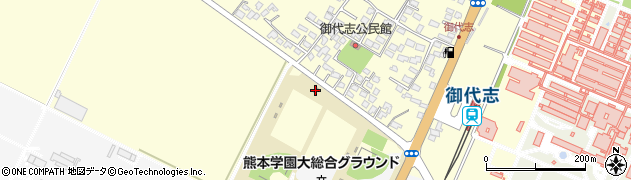 熊本県合志市御代志1736周辺の地図