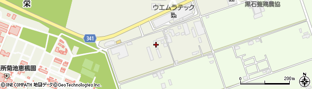熊本県合志市栄3791周辺の地図