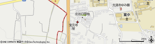 熊本県菊池郡大津町室1283周辺の地図