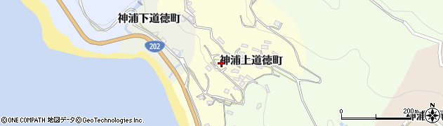 長崎県長崎市神浦上道徳町周辺の地図
