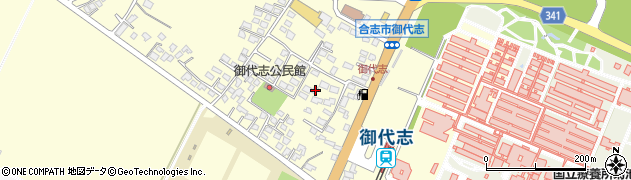 熊本県合志市御代志1741周辺の地図