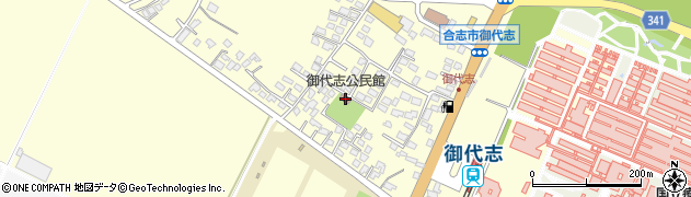 熊本県合志市御代志1749周辺の地図