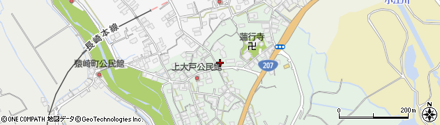 長崎県諫早市高来町大戸46周辺の地図