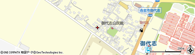 熊本県合志市御代志1820周辺の地図