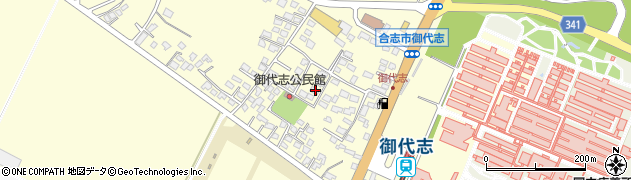 熊本県合志市御代志1743周辺の地図