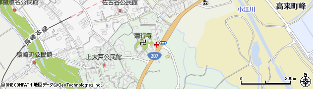長崎県諫早市高来町大戸173周辺の地図