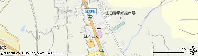 熊本県熊本市北区植木町投刀塚345周辺の地図