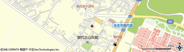 熊本県合志市御代志1686周辺の地図