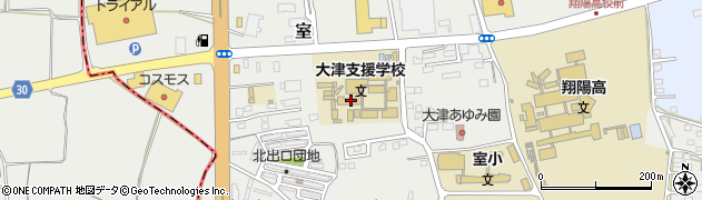 熊本県菊池郡大津町室1381周辺の地図