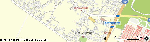 熊本県合志市御代志1824周辺の地図