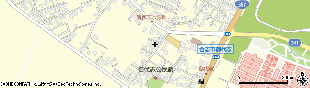 熊本県合志市御代志1837周辺の地図