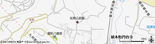 熊本県熊本市北区植木町円台寺491周辺の地図