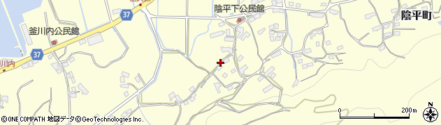 長崎県大村市陰平町周辺の地図