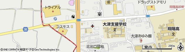 熊本県菊池郡大津町室1387周辺の地図
