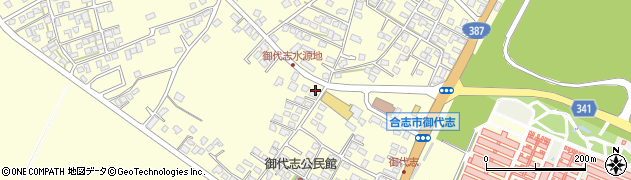 熊本県合志市御代志1838周辺の地図
