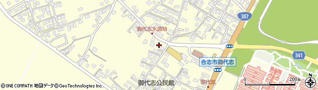 熊本県合志市御代志1338周辺の地図