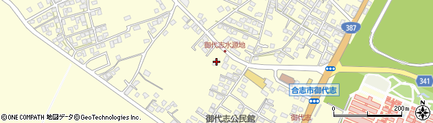 熊本県合志市御代志1840周辺の地図