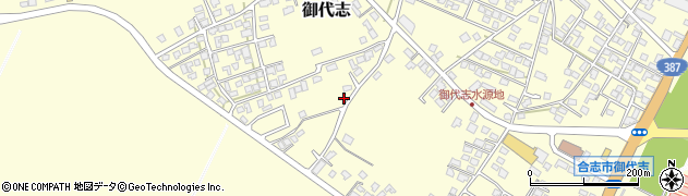 熊本県合志市御代志1866周辺の地図