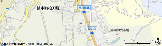 熊本県熊本市北区植木町投刀塚399周辺の地図