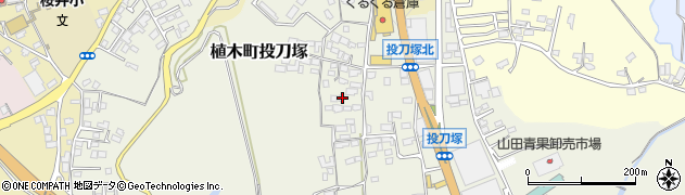 熊本県熊本市北区植木町投刀塚445周辺の地図