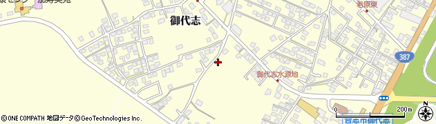 熊本県合志市御代志1845周辺の地図