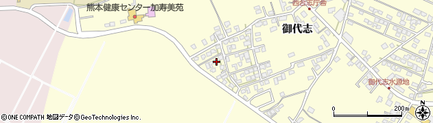 熊本県合志市御代志1874周辺の地図