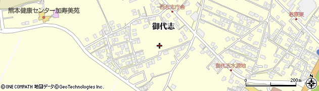 熊本県合志市御代志1852周辺の地図