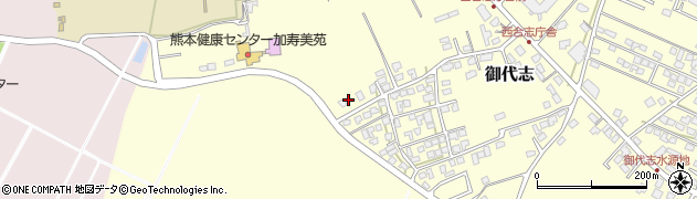 熊本県合志市御代志2004周辺の地図