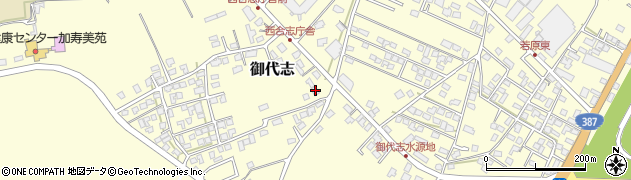 熊本県合志市御代志1848周辺の地図