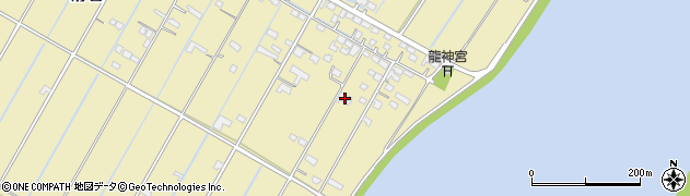 熊本県玉名市滑石3342周辺の地図