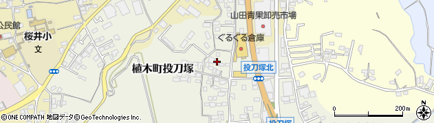 熊本県熊本市北区植木町投刀塚486周辺の地図
