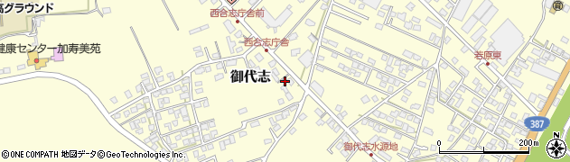 熊本県合志市御代志1854周辺の地図