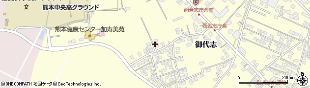 熊本県合志市御代志2007周辺の地図