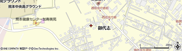 熊本県合志市御代志1860周辺の地図