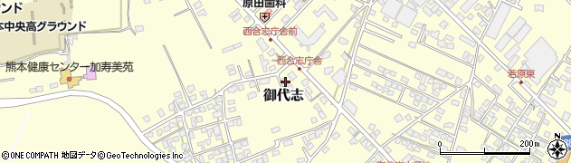 熊本県合志市御代志1857周辺の地図