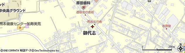 熊本県合志市御代志1856周辺の地図